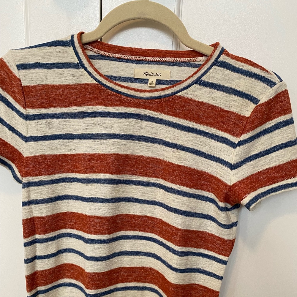 Cotton short sleeved t shirt